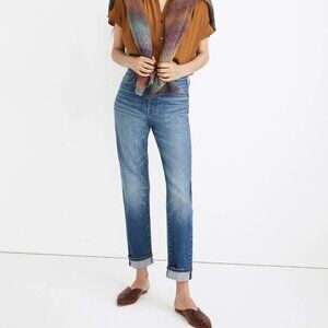 NWT Madewell Classic Straight Jean cropped